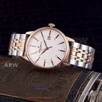 Jay Factory Replica Vacheron Constantin Traditionnelle 2-Tone Rose Gold Band Rose Gold Case 42mm Watch